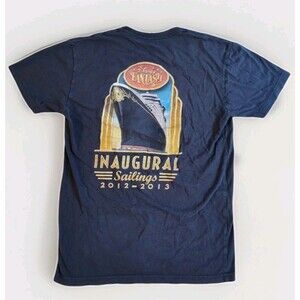 Disney Cruise Line Fantasy Inaugural Sailings 2012 2013 T-Shirt Women’s Small